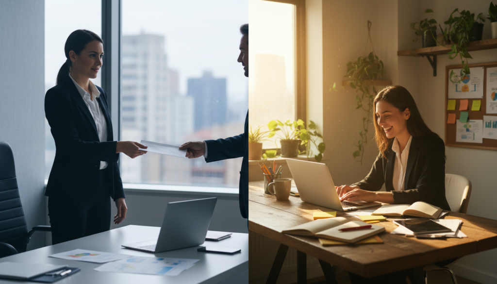 découvrez les étapes clés pour réussir votre transition professionnelle, démissionner en toute sérénité et créer votre propre entreprise avec succès.
