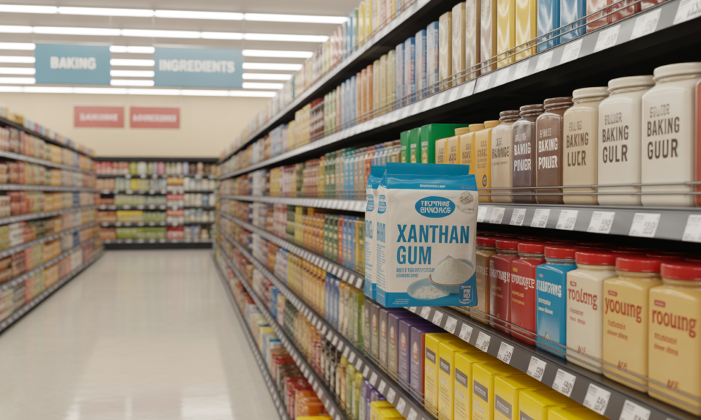 découvrez où trouver la gomme de xanthane dans votre supermarché et quel rayon consulter pour l'acheter facilement.
