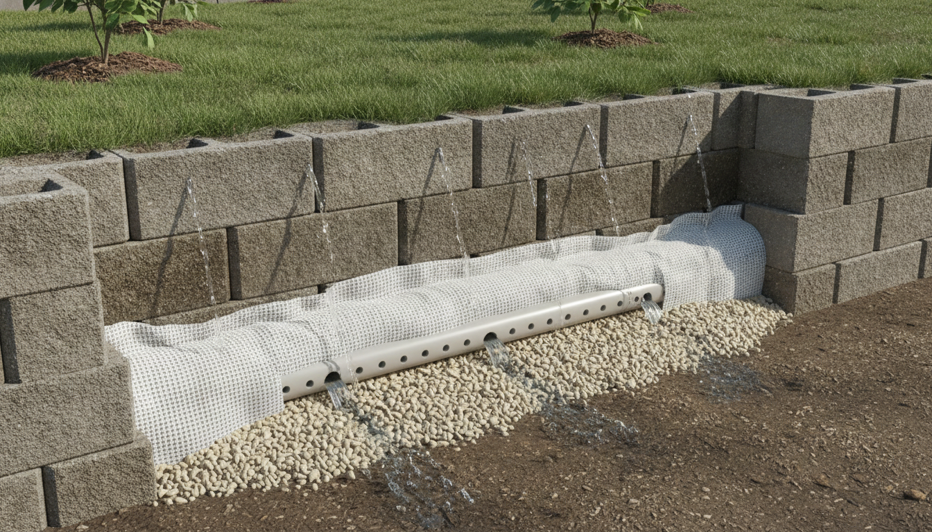 Comment réaliser efficacement le drainage d&rsquo;un mur de soutènement ?