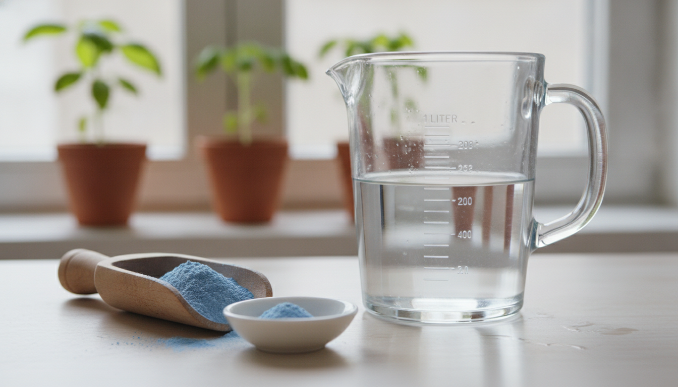 Quelle est la quantité précise de bouillie bordelaise pour 1 litre d’eau ?