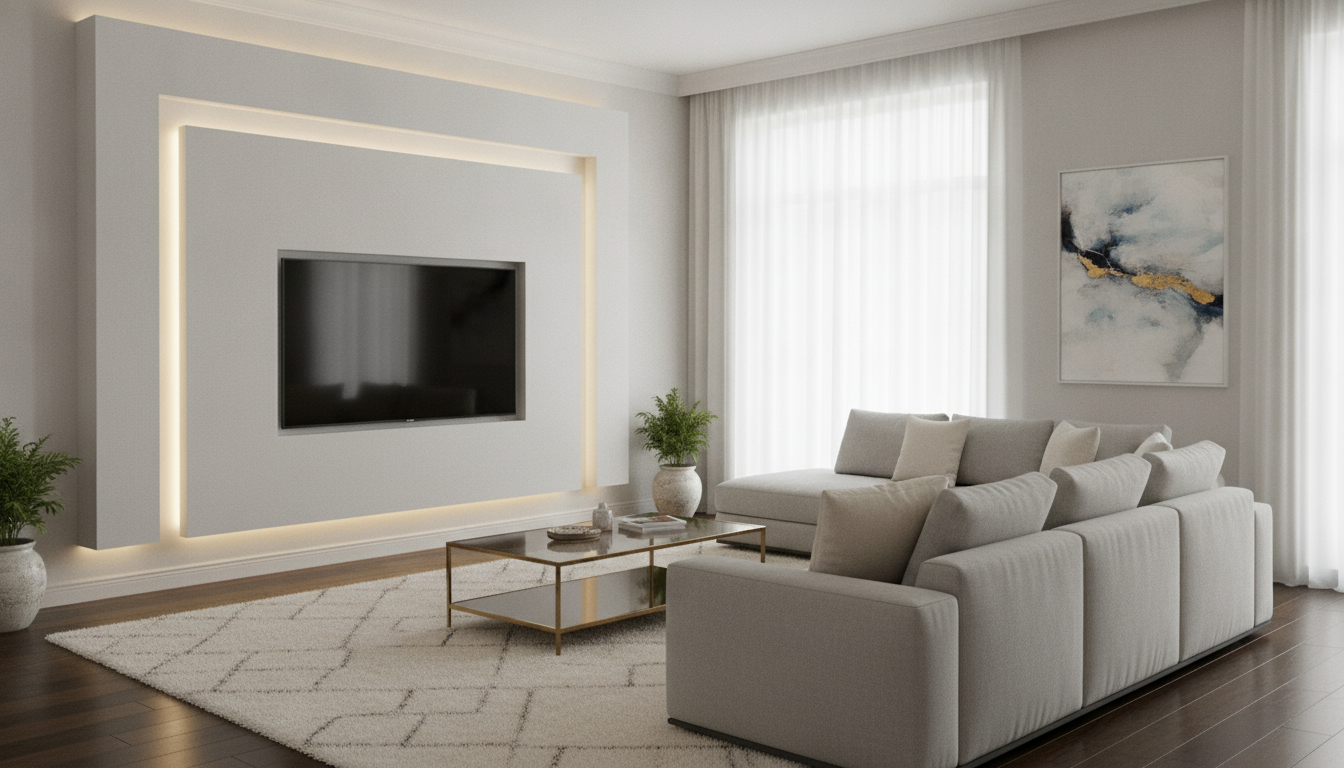 Comment créer un meuble TV en Placo pour un salon chic et moderne ?
