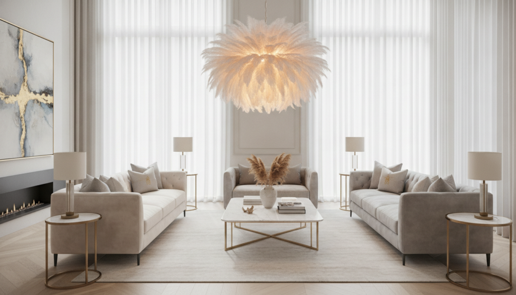 découvrez comment intégrer un lustre en plumes design pour sublimer votre décoration intérieure avec élégance et raffinement.