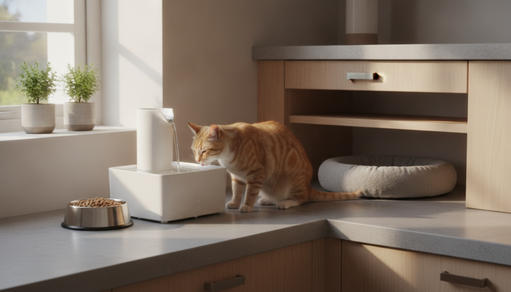 découvrez pourquoi installer une fontaine à eau pour votre chat est essentiel et comment choisir et mettre en place ce dispositif pour garantir une hydratation optimale à votre compagnon félin à la maison.