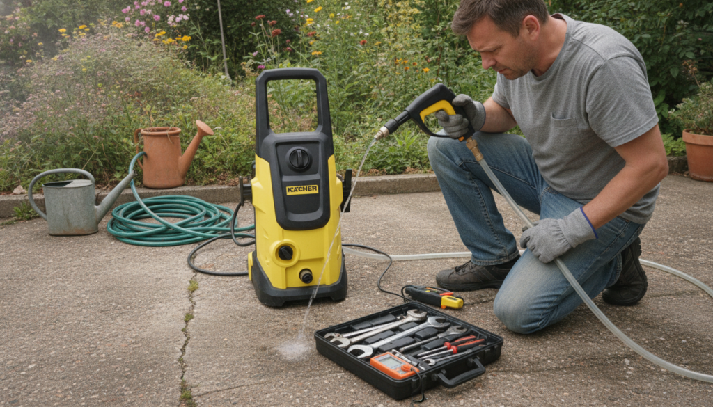découvrez les solutions pour réparer un karcher qui tourne dans le vide sans produire de pression, afin de retrouver une puissance de nettoyage optimale.