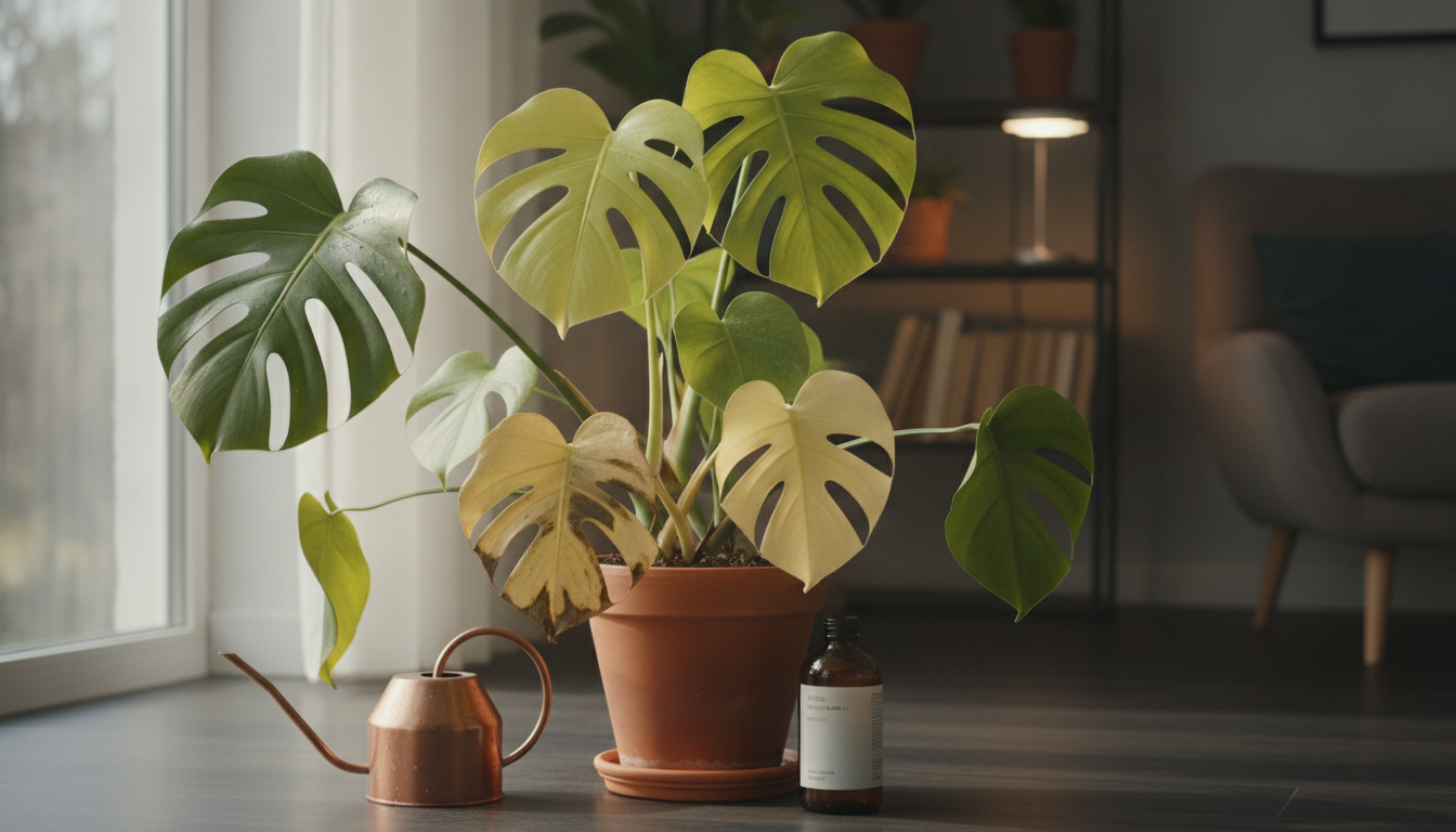 Quelles sont les causes du jaunissement des feuilles de Monstera et comment y remédier ?
