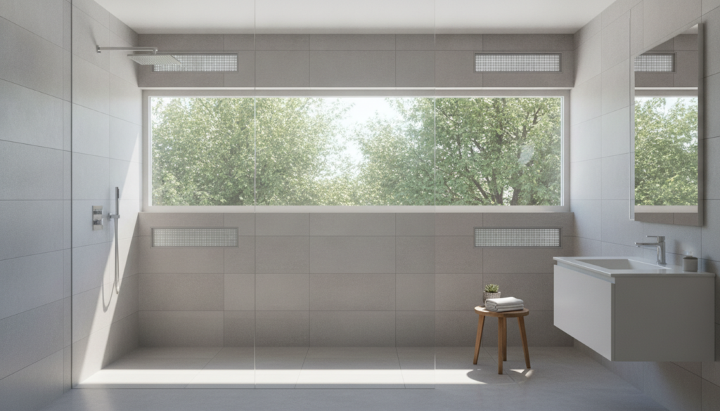 découvrez comment choisir une fenêtre de douche qui combine éclairage naturel, design élégant et ventilation efficace pour un espace de bain confortable et esthétique.