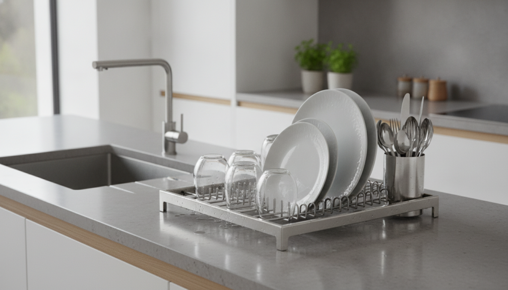 découvrez si l'égouttoir a tempo alessi en acier inoxydable allie parfaitement praticité et design pour votre cuisine.