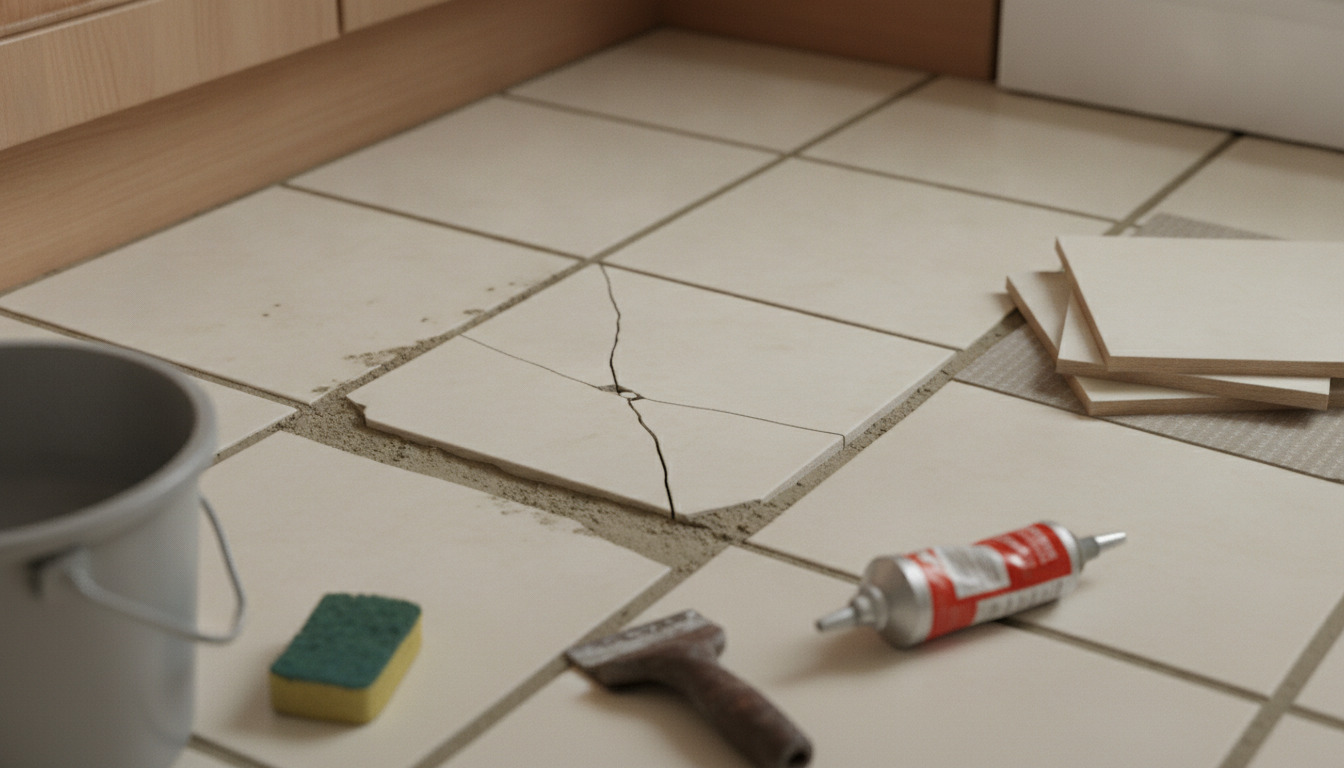 Quelles sont les causes d’une fissure dans le carrelage et comment la réparer ?